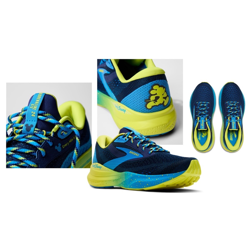 Disney Blue and Yellow Brooks Women's Shoes size 9